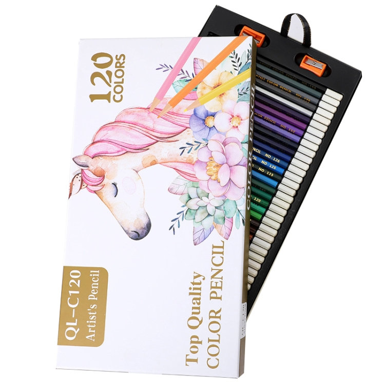 

120 Colors Oil Colored Pencil Art Hand Drawn Set