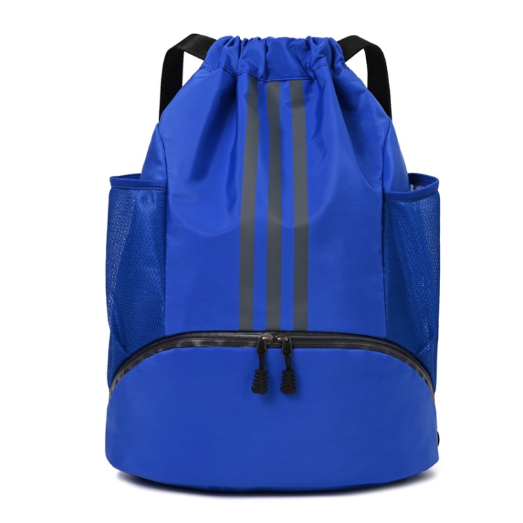 

Basketball Storage Outdoor Sports Men Double Shoulder Backpack(Blue)