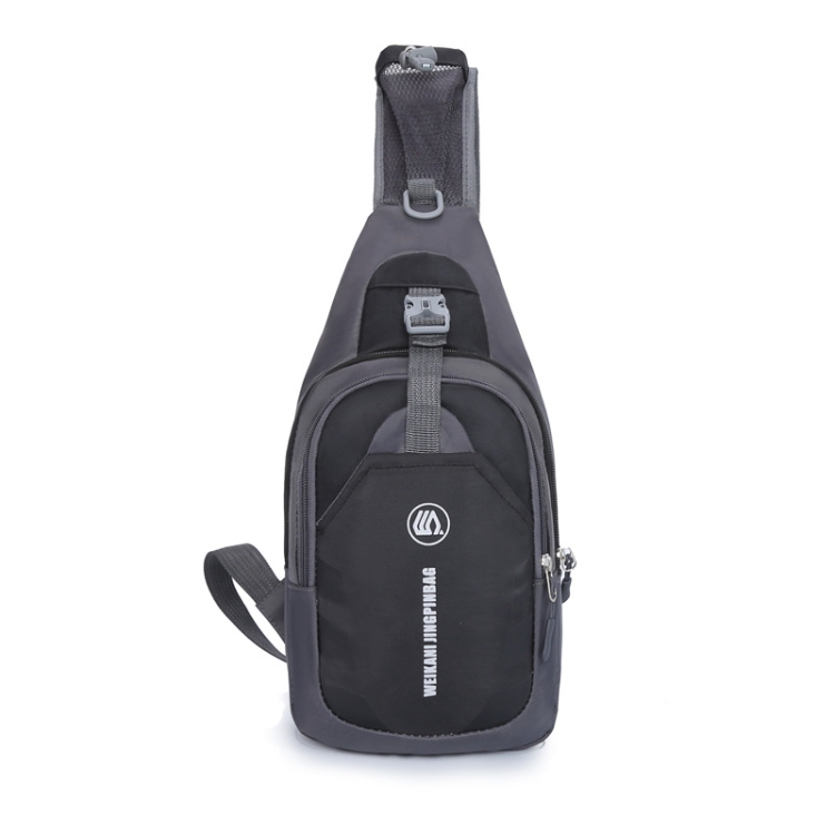 

WEIKANI Single Shoulder Diagonal Mini Chest Bag Outdoor Sports Bag(Black)