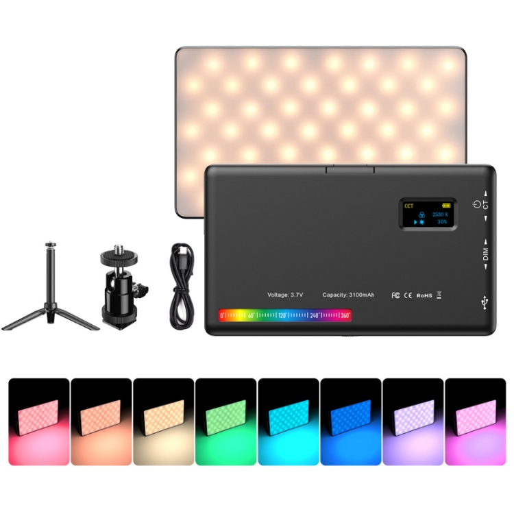 

APEXEL APL-FL07 Small RGB Full Color Photography LED Portable Fill Light