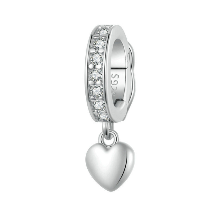 

BSC888 Sterling Silver Plated Gold Plated Heart Universal Buckle Bead Parts