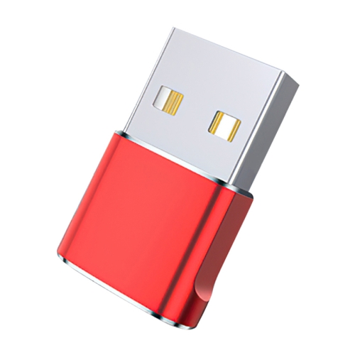 

USB 2.0 Male To USB-C / Type-C Female Adapter, Support Charging & Transmission Data(Red)