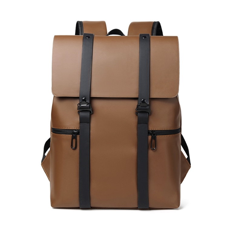 

Oxford Fabric Large Capacity Decompression Anti-Shock Student Shoulder Bag(Brown)