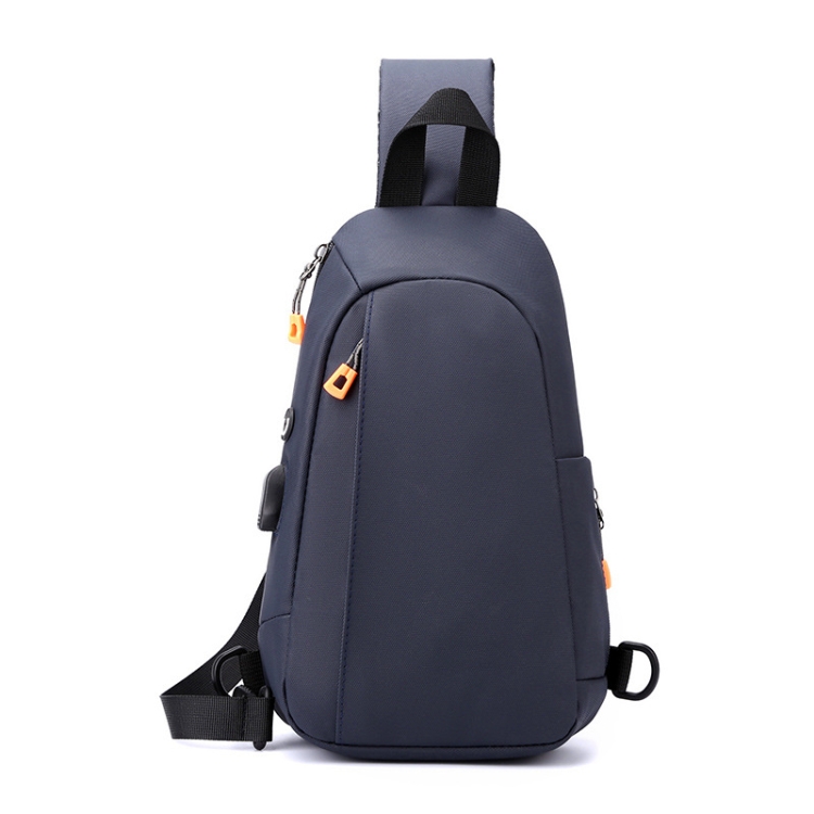 

Sports Chest Bag Waterproof Casual One Shoulder Diagonal Shoulder Bag(Blue)
