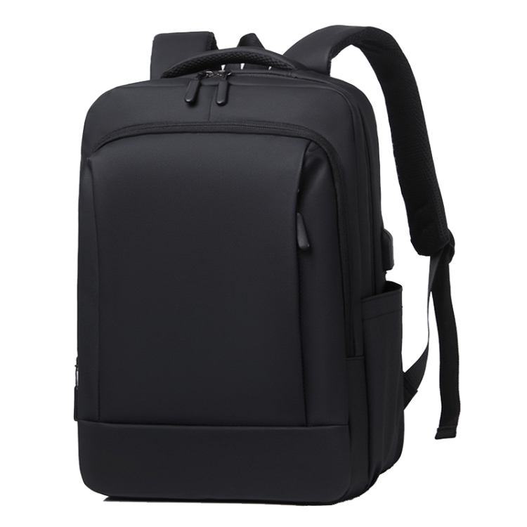 

Large-capacity Waterproof Wear-resistant Laptop Backpack with USB Charging Hole(Black)