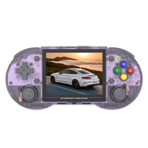 

ANBERNIC RG353PS 3.5-Inch IPS Screen Handheld Game Console 2.4G/5G Wifi Linux System Game Player 16GB No Game(Transparent Purple)