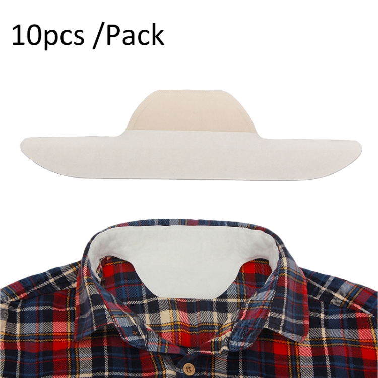 

100pcs Disposable Self-Adhesive Sweat Pads T-Shirt Neck Collar Hat Absorbent Sticker 29cm