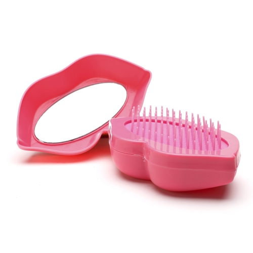 

Plastic Hairdressing Portable Smoothing Comb(Sunshine Pink)