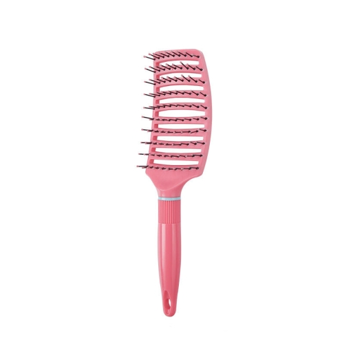 

Fluffy Rib Comb Massage Comb(Pink Round Handle)