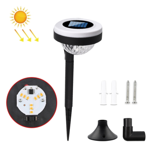 

Outdoor Solar LED Dual Light Source Ground Plug Light, Model: JG04804 Flame