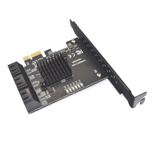 

PCIE 1X To 6 Port SATA 3.0 Adapter Expansion Card ASMedia ASM1166 Converter