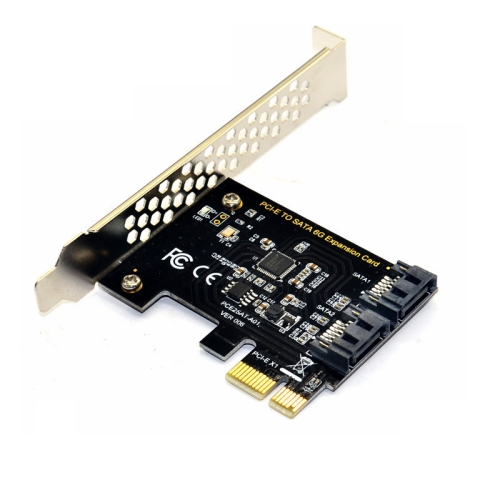 

PCE2SAT-A01 PCI-E 1X To SATA3.0 Expansion Card 6 Gbps Transfer Card