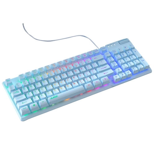 

Ajazz AF981 96 Keys Office Gaming Illuminated Wired Keyboard, Cable Length: 1.6m(Blue)