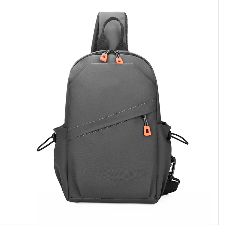 

Outdoor Leisure Travel Men Waterproof Lightweight Chest Bag(Grey)
