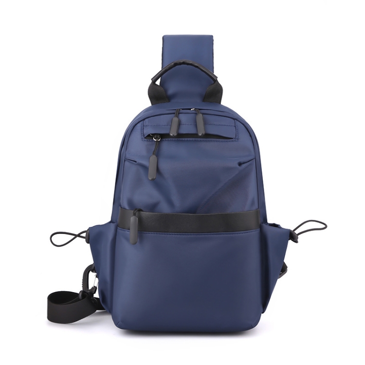 

Men Messenger Large Capacity Sports Chest Bag(Dark Blue)
