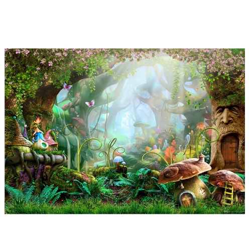 

150 x 210cm Fantasy Forest Photography Background Cloth Cartoon Kids Party Decoration Backdrop(605)