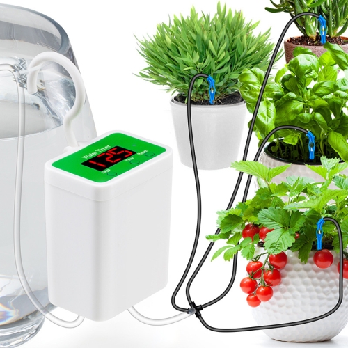 

Household Intelligent Drip Irrigation Automatic Watering Timing Machine, Specification: Water 12 Potted Plants