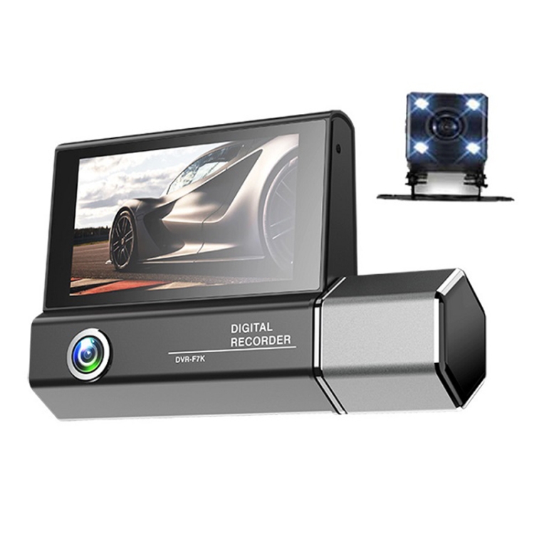 

3 Lens Video HD 1080P Multi-Language Driving Recorder