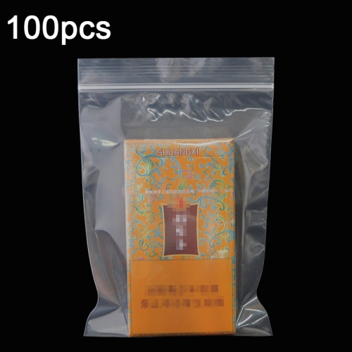 

200pcs Perforated Ziplock Bag Thickened Transparent Packaging Bag Plastic Sealed Bag 12 x 18cm 10 Silk No Hole