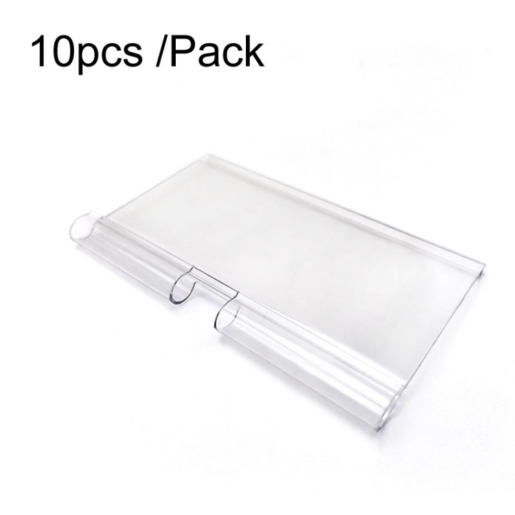 

50pcs 42 x 100mm Supermarket Double Line Price Tag Display