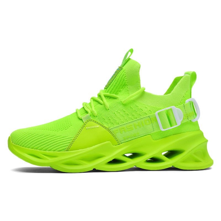 

Men Light Breathable Casual Shoes Comfortable Mesh Sneakers Running Shoes, Size: 36(Green)