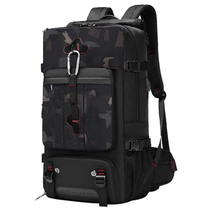 

Multifunctional Large-capacity Waterproof Outdoor Mountaineering Backpack with USB Port(Camouflage)