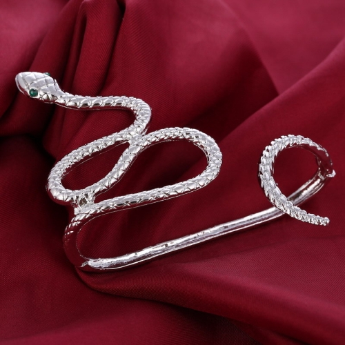 

Snake-shaped Palm Bracelet Exaggerated Retro Girls Jewelry(Silver SKU1203)
