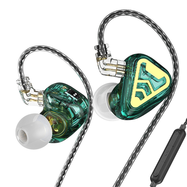 

CVJ In-Ear Wired Gaming Earphone, Color: With Mic Green