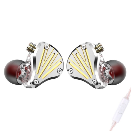 

FZ In Ear Wired Cable Metal Live Broadcast Earphone, Color: With Mic Yellow