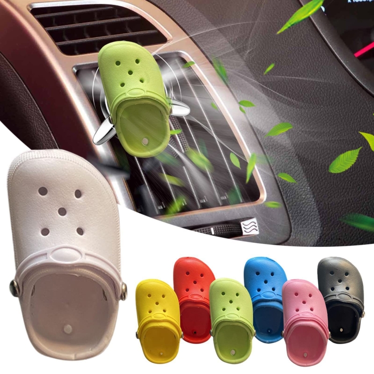 

2pcs Cute Shoes Shape Car Air Vent Decoration Ornament Without Aromatherapy(Random Color)