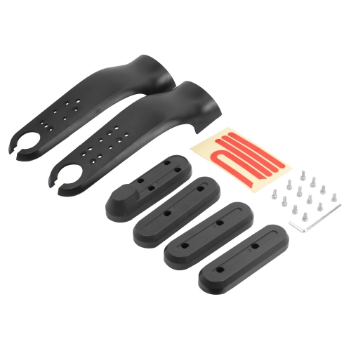 

For Xiaomi M365 / PRO / 1S Skateboard Accessories Front Fork Plastic Protection Cover Reflecting Bar Set(Black)