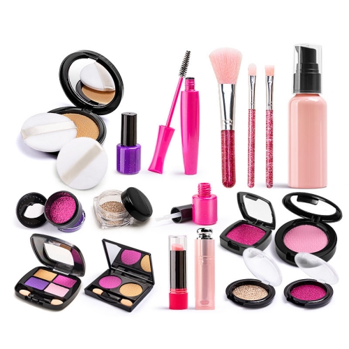 

Girls Simulation Dressing Makeup Box Play House Non-toxic Cosmetics Set, Style: 20 In 1 OPP Bag
