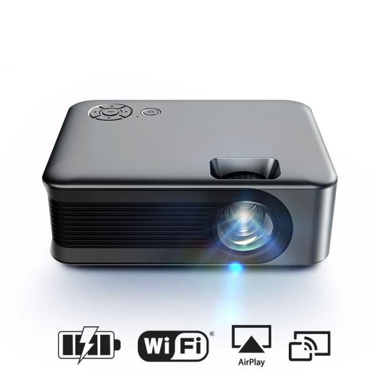 

A30 845x480P HD Projector 1080P WIFI Synchronous Mobile Phone Smart TV(EU Plug)