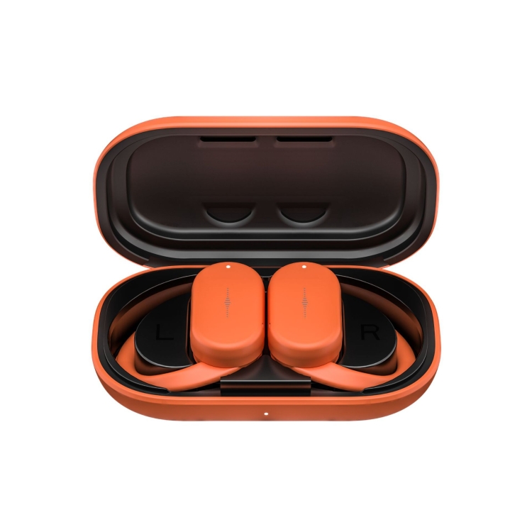 

HD313 Earhook OWS Noise Reduction Bluetooth Earphone Subwoofer Sport Wireless Headset(Orange Red)