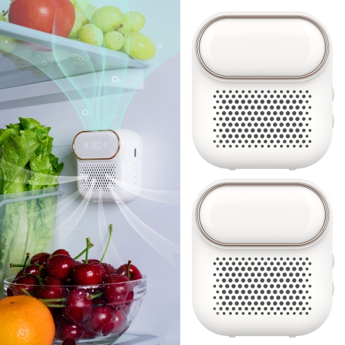 Deodorante per frigorifero M16, display digitale a ioni negativi, montaggio  magnetico, rimozione degli odori del congelatore