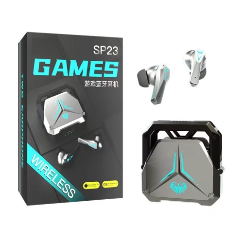 SP23 TWS Wireless Earphones Game Headset Noise Reduction HIFI Stereo Earbuds With Packaging Box 4d v7 wifi fpv 4k camera drone large size quadcopter toy with headless mode trajectory flight function