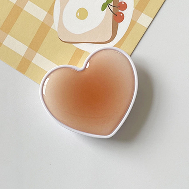 

5pcs Gradient Color Love Drip Retractable Desktop Cell Phone Air Bag Bracket(Orange)
