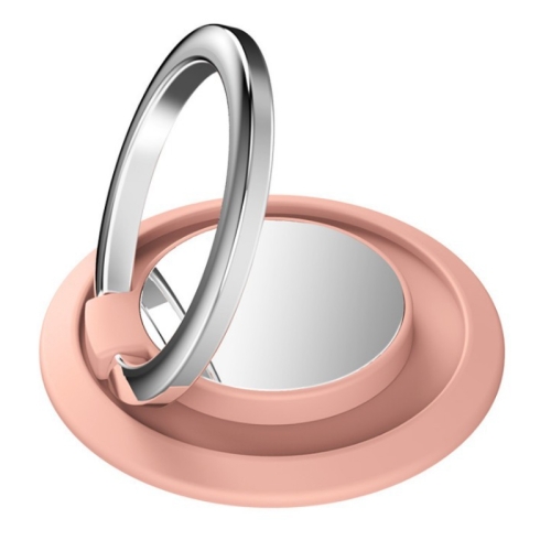 

5pcs Car Magnetic Metal Ring Buckle Mobile Phone Holder(Girly Pink)