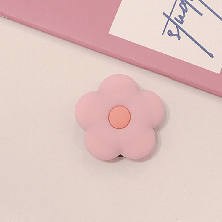 

5pcs Silicone Mobile Phone Airbag Bracket Desktop Support Back Paste Phone Ring Buckle Bracket(Small Pink)
