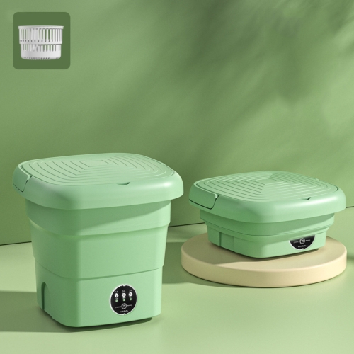

4.5L Mini Portable Folding Household Washing Machine Underwear Washer, Color: Fruit Green(US Plug)