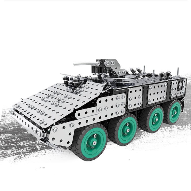 

797pcs Stainless Steel Armored Vehicle 3D Metal Model Precision Mechanical Assembly Tank Assembly High Difficulty Toys
