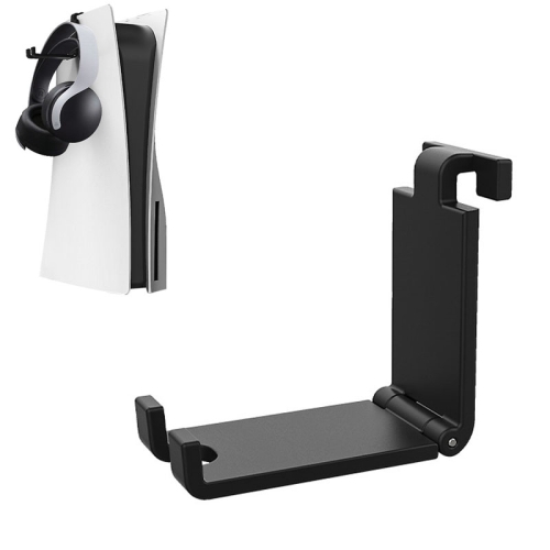 

iplay HBP-266 For Sony PS5 Game Console Headphone Storage Side Rack Gamepad Hanger(Black)