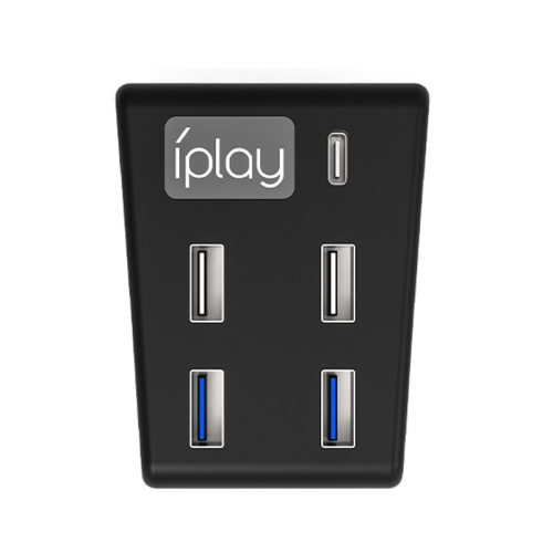 

iplay HBP-308 For Sony PS5 5 in 1 Game Console USB3.0 HUB Connection Transmission Extender(Black)