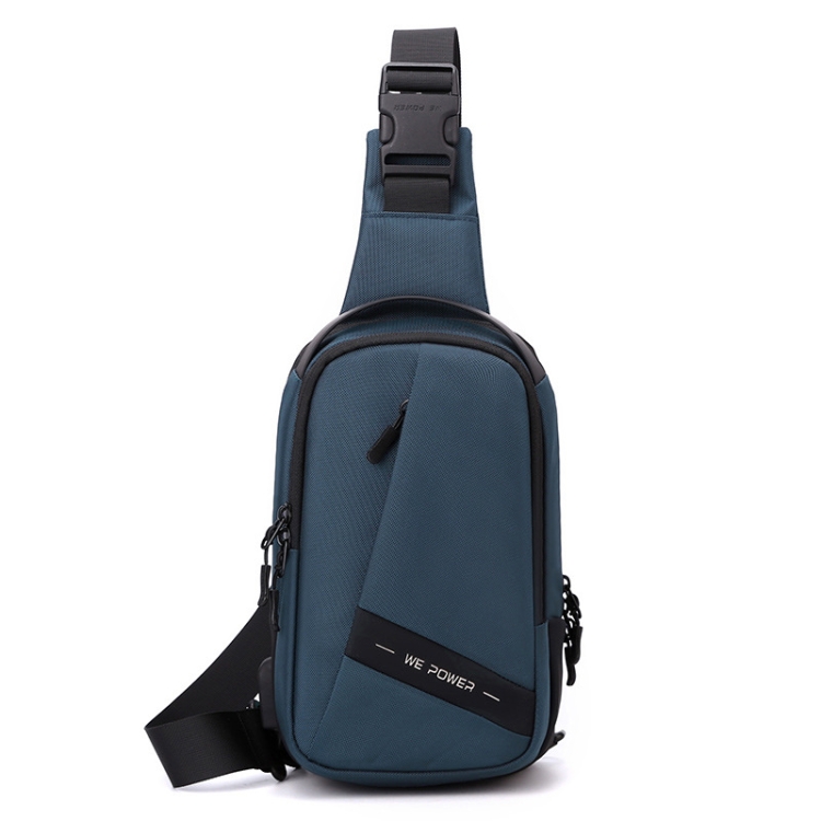 

WEPOWER Chest Bag Oxford Cloth Shoulder Mesengers Bag(Navy)