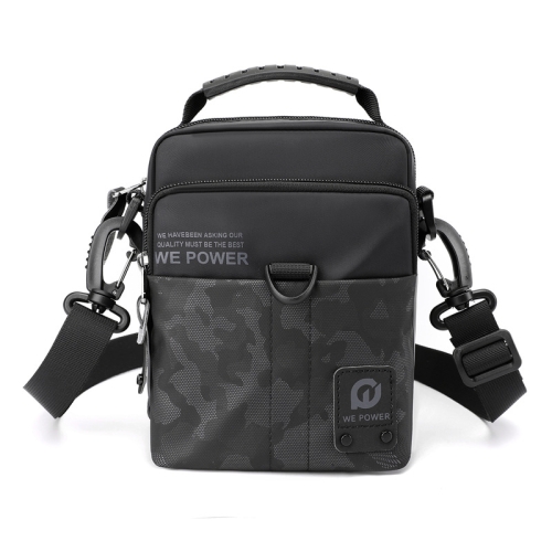 

WEPOWER Men Light Sports Shoulder Small Bags(Black)