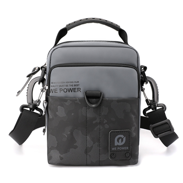 

WEPOWER Men Light Sports Shoulder Small Bags(Grey)