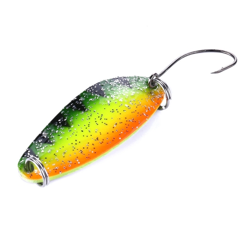 

HENGJIA 10pcs 3.2cm 4.5g Lua Melon Sequins Horse Mouth Metal Fishing Fake Bait(1)