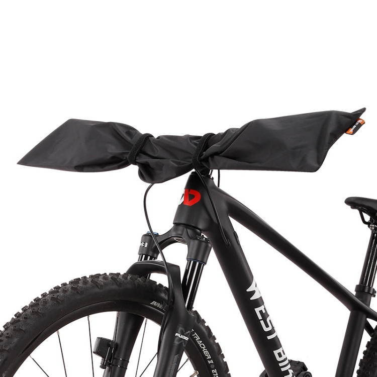 WEST BIKING Bicycle Handlebar Rain Dust Protection Cover(Black)