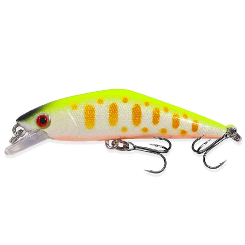 

HENGJIA 5.7cm 3.4g Microbe Road Lures Slow Sinking Minnow Fake Bait, Color: 1