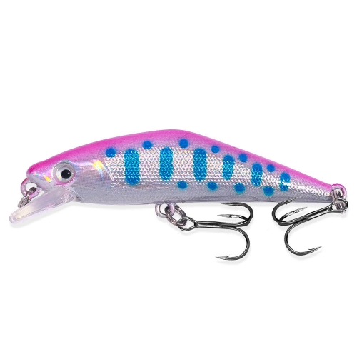 

HENGJIA 5.7cm 3.4g Microbe Road Lures Slow Sinking Minnow Fake Bait, Color: 7